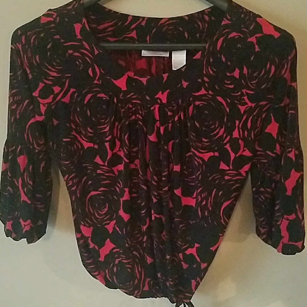 🌹 Beautiful "Fall Roses" Top🌹 - Picture 3 of 6